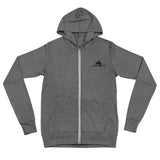 Sledaddicz Embroidered Lightweight Zip-Up Hoodie