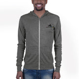 Sledaddicz Embroidered Lightweight Zip-Up Hoodie