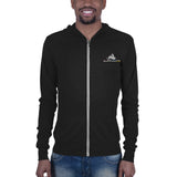 Sledaddicz Embroidered Lightweight Zip-Up Hoodie